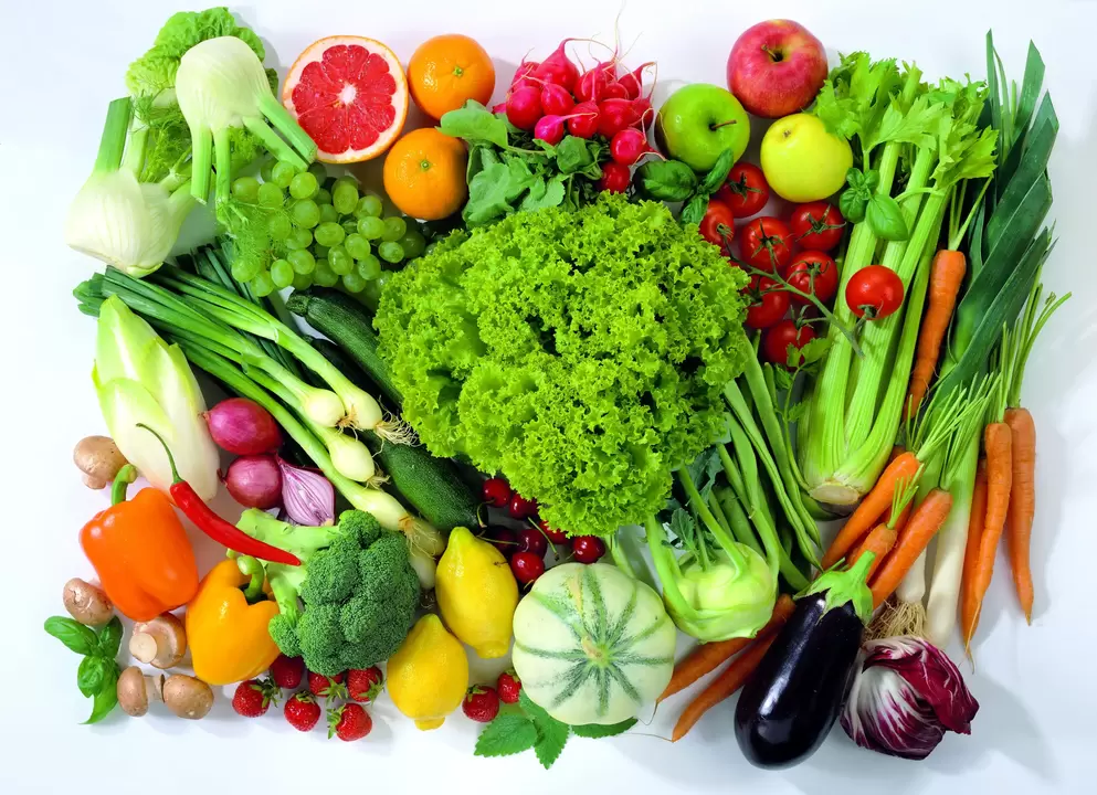 効力のための野菜と果物